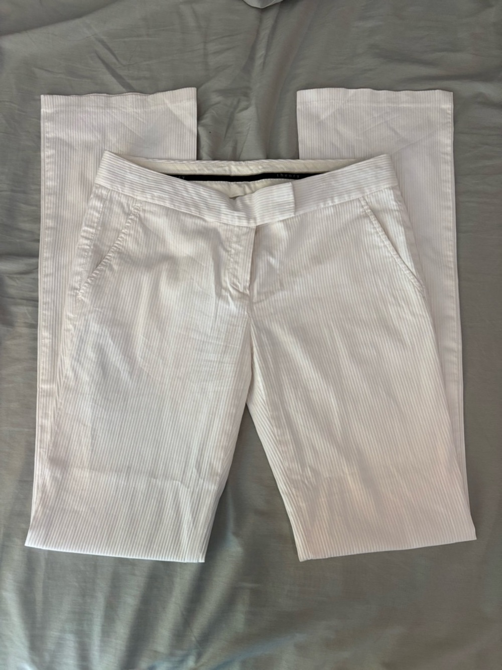 Vintage Theory Super Lowrise White striped pants